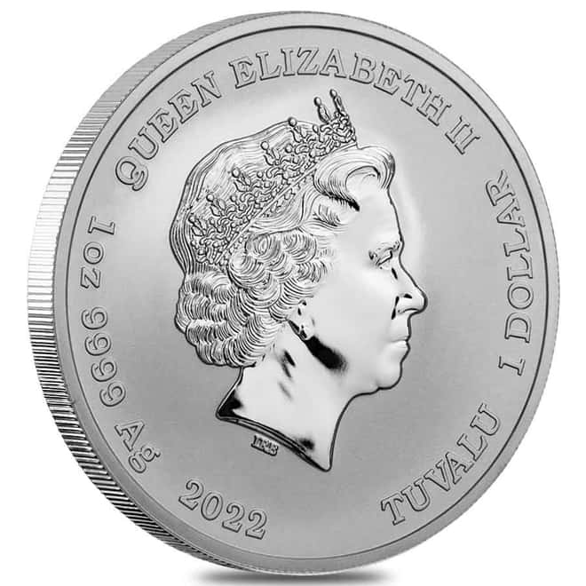 2022 1 oz Tuvalu Ryu Street Fighter™ Silver Coin BU