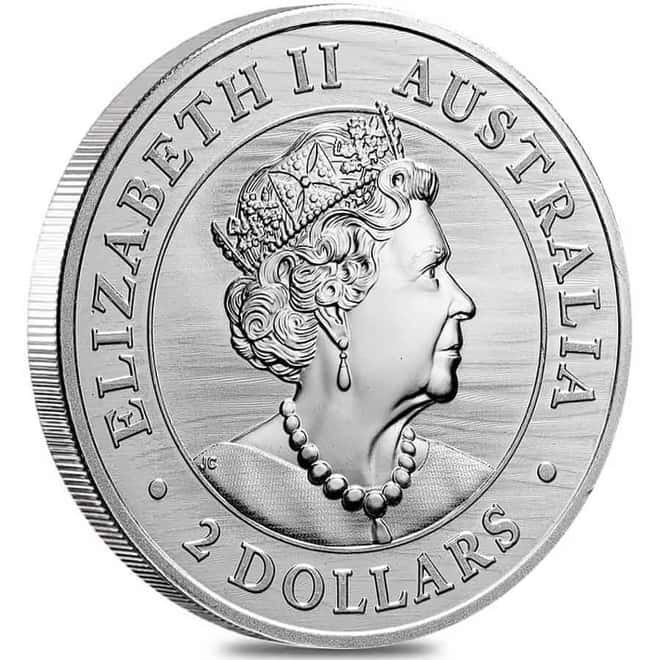 2022 2 oz Australian Wildlife Silver Coin BU Perth Mint