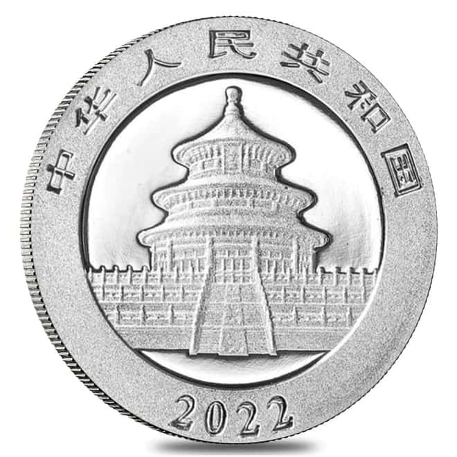 2022 30 gram Chinese Platinum Panda 40th Ann Privy 1000 Yuan .999 Fine BU (w/Box & COA)