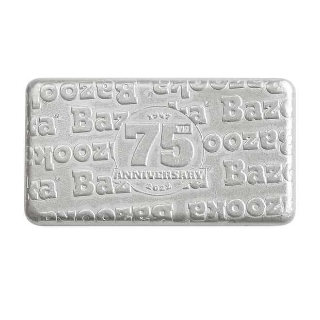 2022 40 gram PAMP Suisse Bazooka Joe Bubble Gum Silver Wafer - 75th Ann (w/Box & COA)