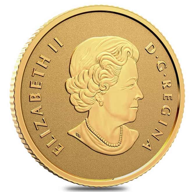 2022 Canada 1/20 oz Gold Everlasting Maple Coin .9999 Fine (w/Box & COA)
