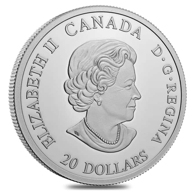 2022 Canada 1 oz Silver Medal of Bravery 50th Ann Coin .9999 Fine (w/Box & COA)