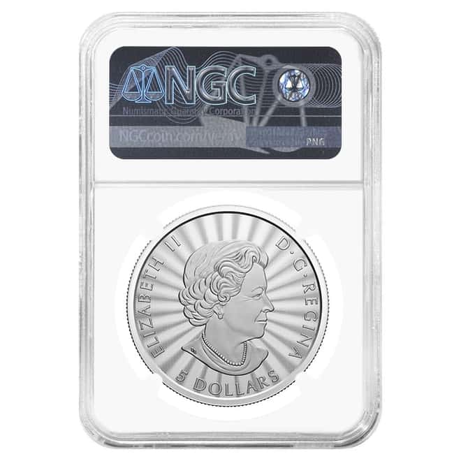 2022 Canada 1 oz Silver The Majestic Polar Bear Coin NGC MS 69 ER