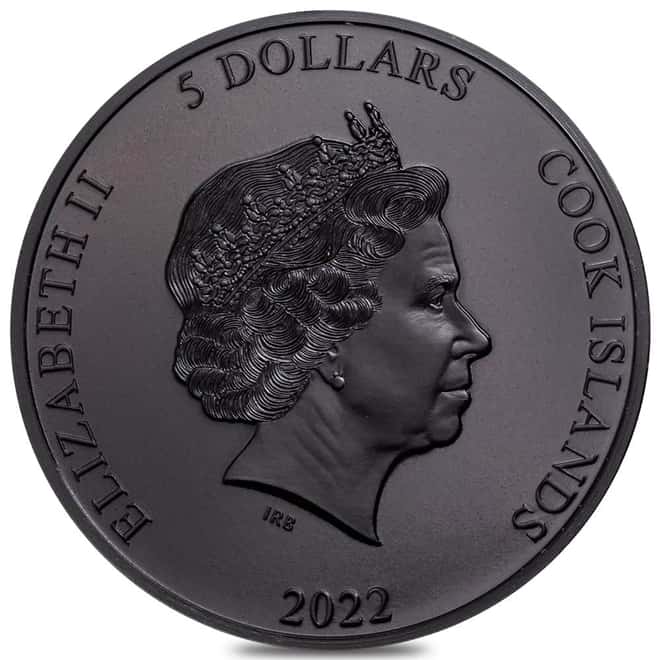 2022 Cook Islands 1 oz Iron Maiden The Number of the Beast Silver Coin