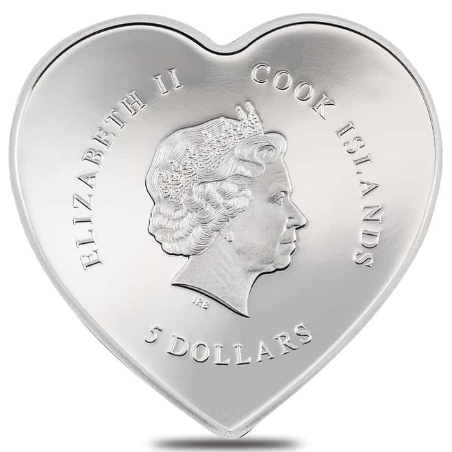 2022 Cook Islands 20 gram Proof Silver Brilliant Love Coin .999 Fine (w/Box & COA)