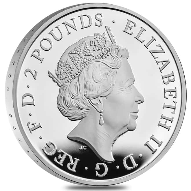 2022 GB 1 oz Proof Silver Tudor Beasts The Seymour Panther Coin
