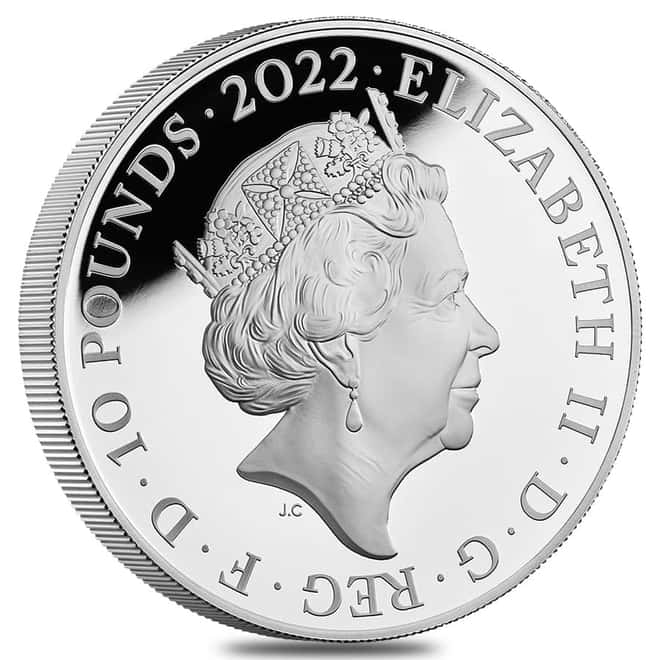 2022 Great Britain 5 oz City Views Rome Proof Silver Coin .999 Fine (w/Box & COA)
