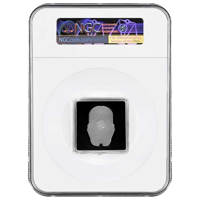 2022 Niue 1 oz Silver Death Trooper Shaped Coin Star Wars NGC PF 70 Faces of the Empire