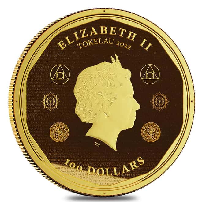 2022 Niue 1 oz Vivat Humanitas Prooflike Gold Coin