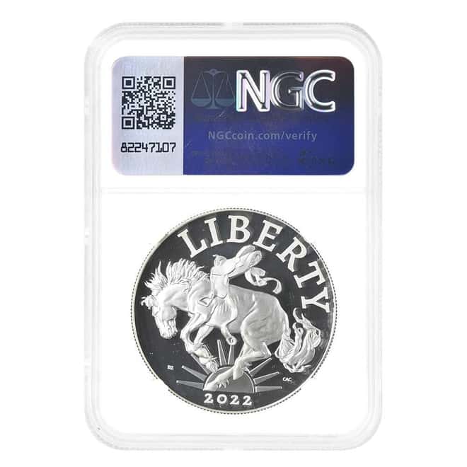 2022-P 1 oz American Liberty Proof Silver Medal NGC PF 69 Mint Error