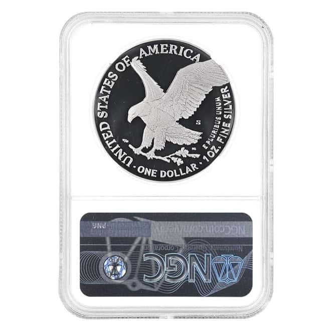 2022-S 1 oz Proof Silver American Eagle NGC PF 70 FDOI (Castle)