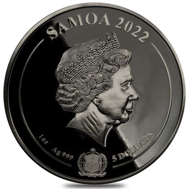 2022 Samoa 1 oz Silver The Lord of The Rings Coin .999 Fine (w/Box & COA)