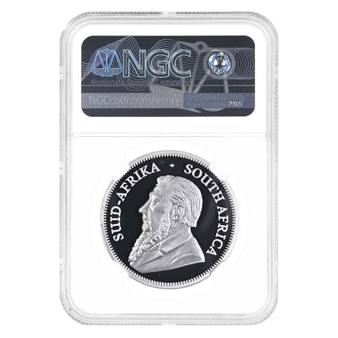 2022 South Africa 1 oz Proof Silver Krugerrand NGC PF 70 UCAM