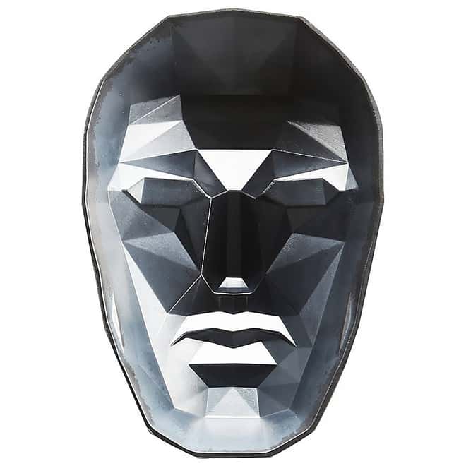 2022 South Korea 2 oz Silver Persona Mask Stacker Dark Antique .999 Fine