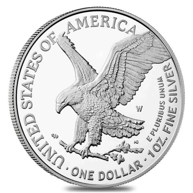 2022-W 1 oz Proof Silver American Eagle Congratulations Set