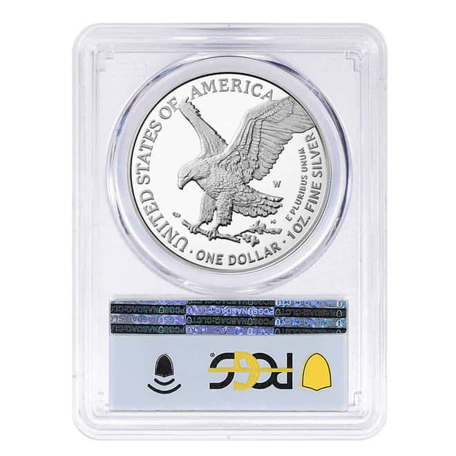 2022-W 1 oz Proof Silver American Eagle PCGS PF 70 FDI (Flag)