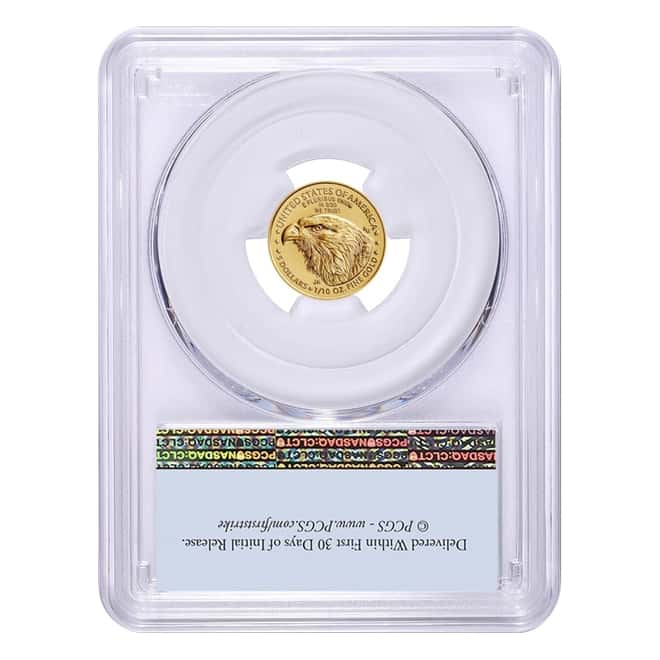 2023 1/10 oz Gold American Eagle PCGS MS 69 First Strike