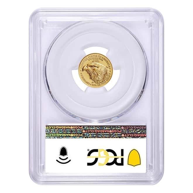 2023 1/10 oz Gold American Eagle PCGS MS 70 FDOI