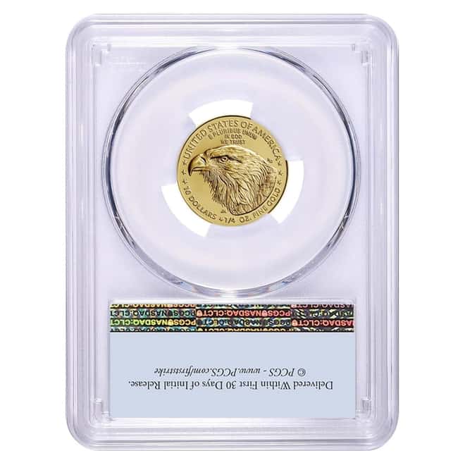 2023 1/4 oz Gold American Eagle PCGS MS 70 First Strike