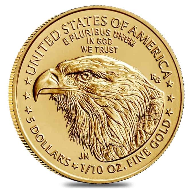2023 1/10 oz Gold American Eagle PCGS MS 70 FDOI