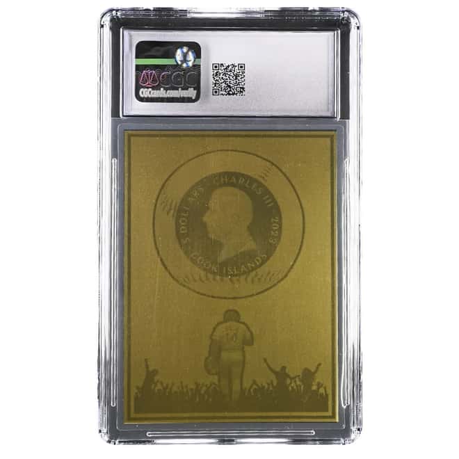 2023 1/2 Gram Cook Islands Gold Pete Rose Trading Coin CGC Gem Mint 10