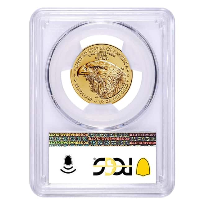 2023 1/2 oz Gold American Eagle PCGS MS 70 FDOI