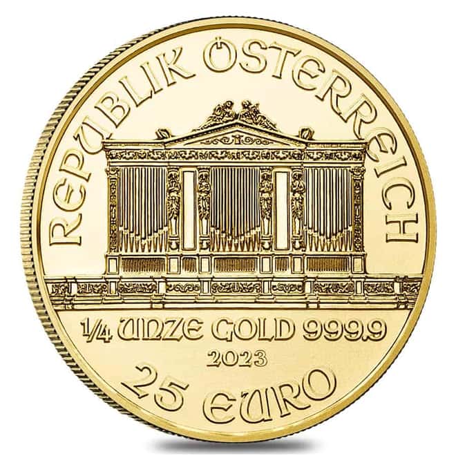 2023 1/4 oz Austrian Gold Philharmonic Coin BU