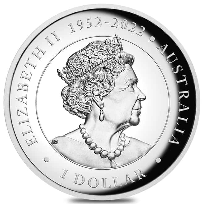 2023 1 oz Proof Colorized Silver Australian Kangaroo Perth Mint