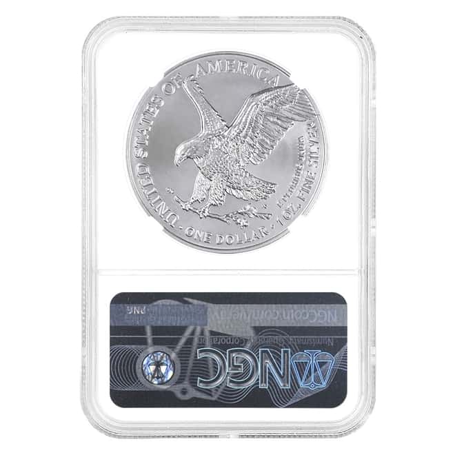 2023 1 oz Silver American Eagle NGC MS 70 Harrigal Sign