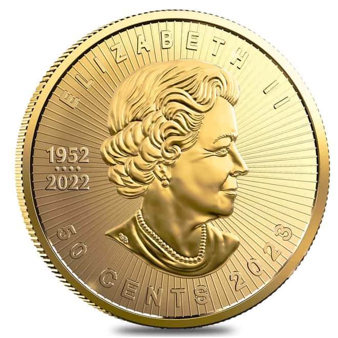 2023 25 x 1 gram Canadian Gold Maples $.5 Coin .9999 Fine - Maplegram25™ (In Assay)