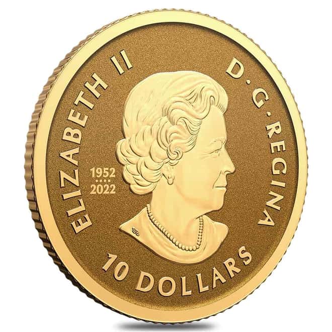 2023 Canada 1/4 oz Lynx Reverse Proof Gold Coin (Sealed)