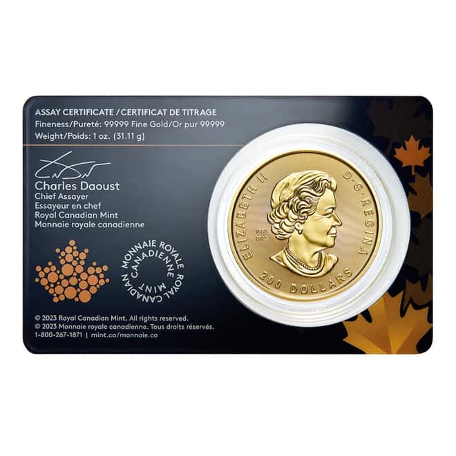 2023 Canada 1 oz Gold Passage for Gold Coin - Klondike Gold Rush (In Assay)