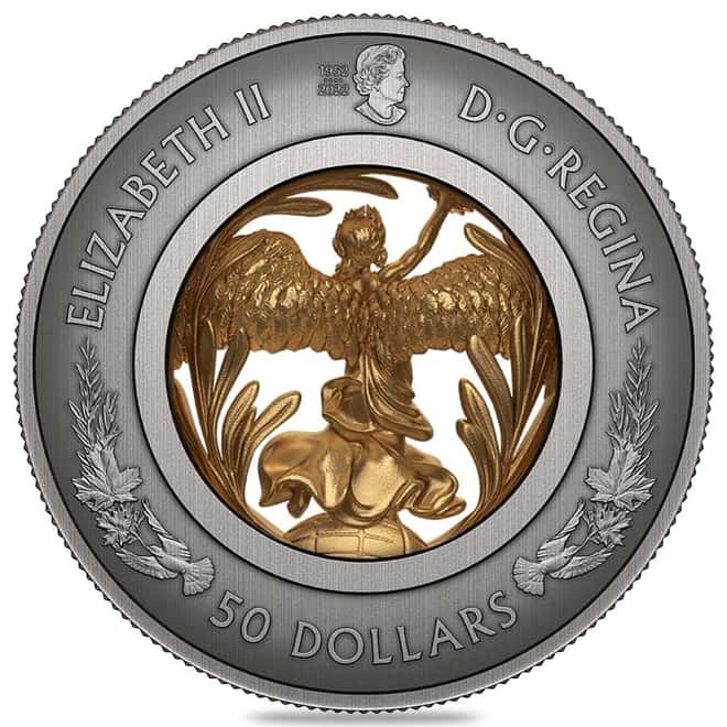 2023 Canada 4.25 oz Allegory of Peace 3D Silver Coin