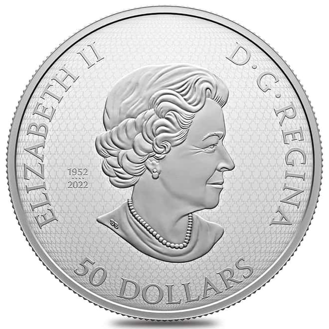 2023 Canada 5 oz The Monarch and The Bloom Silver Coin