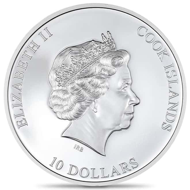 2023 Cook Islands 2 oz Silver Kiss the Frog Eye of a Fairytale Coin