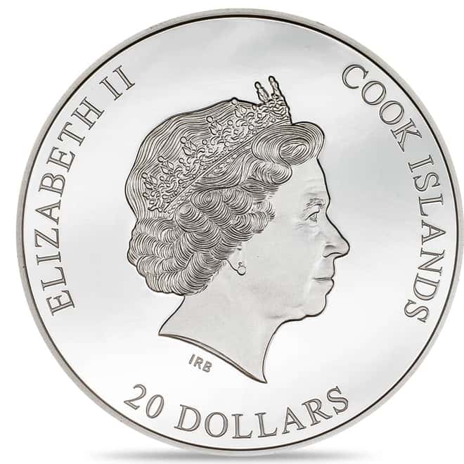 2023 Cook Islands 3 oz Proof Silver Vault Coin