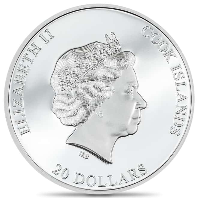 2023 Cook Islands 3 oz Silver Burst 3.0 Proof Silver Coin