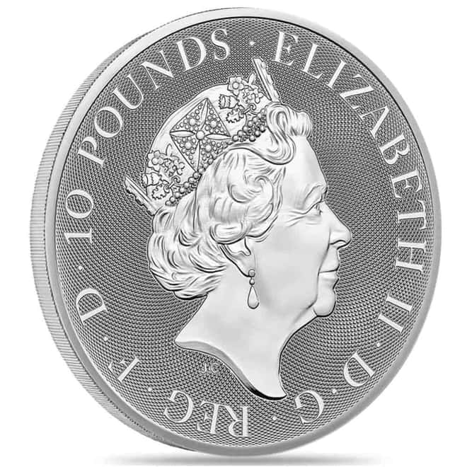 2023 Great Britain 10 oz Robin Hood Silver Coin .9999 Fine BU