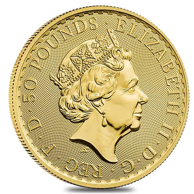 2023 Great Britain 1/2 oz Gold Britannia Coin .9999 Fine BU