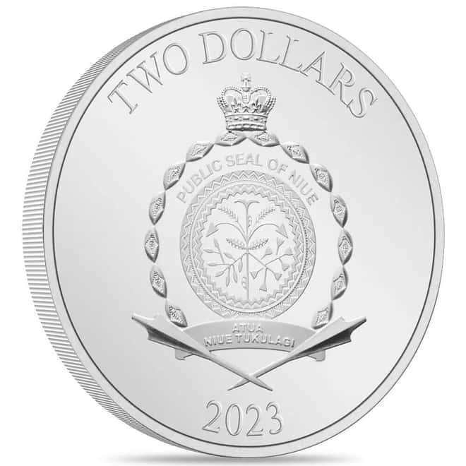 2023 Niue 1 oz Marvel Hulk Proof Colorized Silver Coin