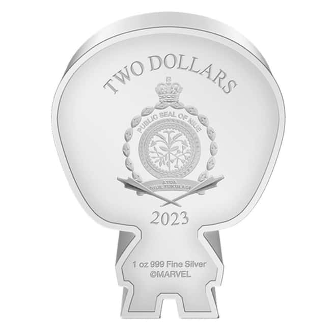 2023 Niue 1 oz Marvel Iron Man Silver Chibi Coin