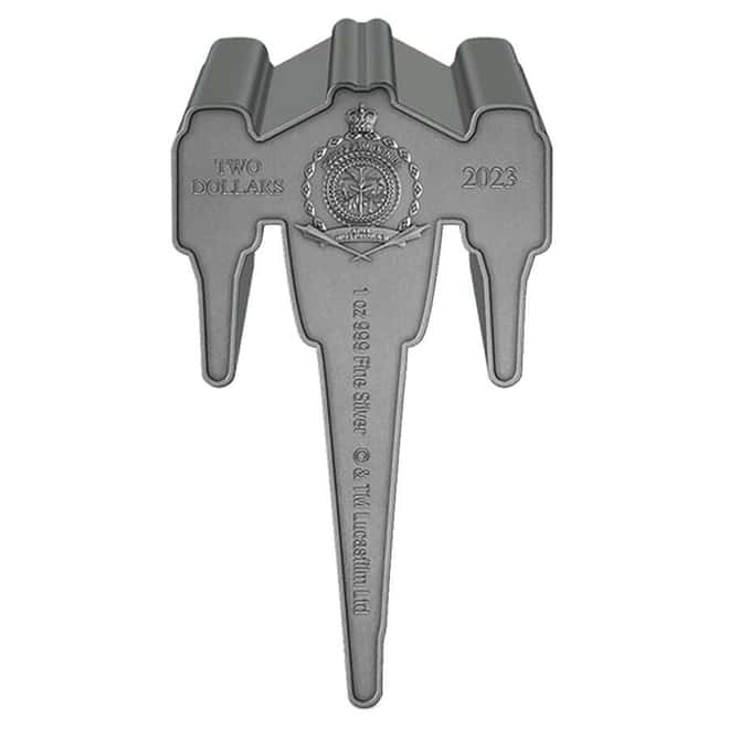 2023 Niue 1 oz Star Wars The Mandalorian's N-1 Starfighter Silver Coin