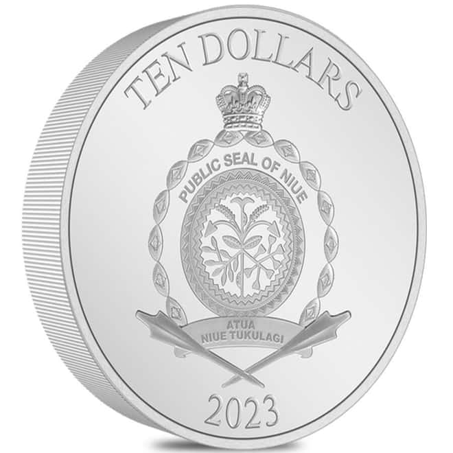 2023 Niue 3 oz Disney Mickey Mouse & Friends Donald Duck Silver Coin