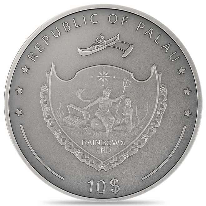 2023 Palau 2 oz Silver Daydreamer Adventure Antiqued Coin