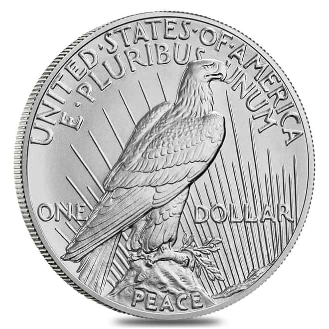 2023 Peace Silver Dollar .999 Fine (w/Box & COA)