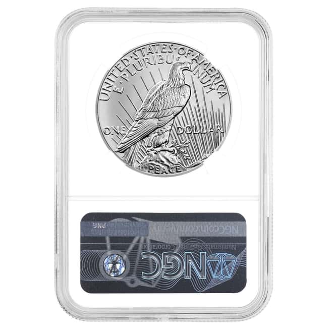 2023 Peace Silver Dollar NGC MS 69 ER (Peace Label)