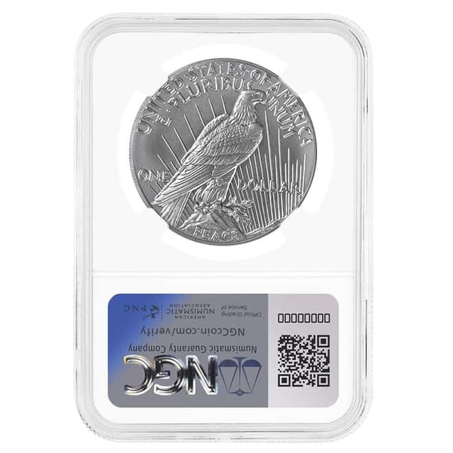2023 Peace Silver Dollar NGC MS 70 AR (Castle)
