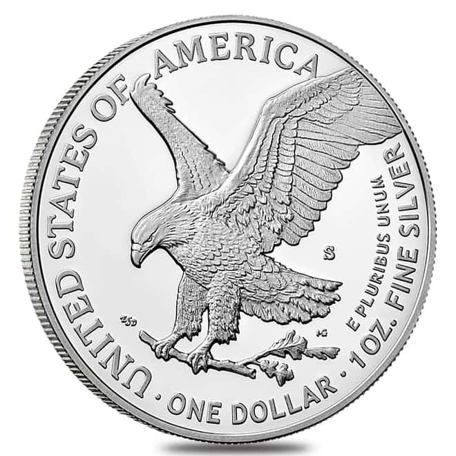 Bulk Pack of 40 - 2023-S 1 oz Proof Silver American Eagle In Cap (w/COA)