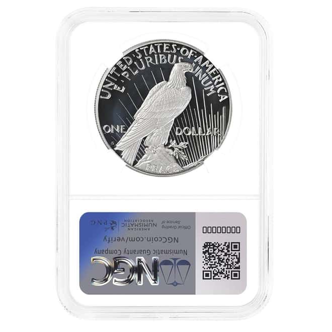 2023-S Peace Silver Dollar Proof Coin NGC PF 70 AR (Castle)