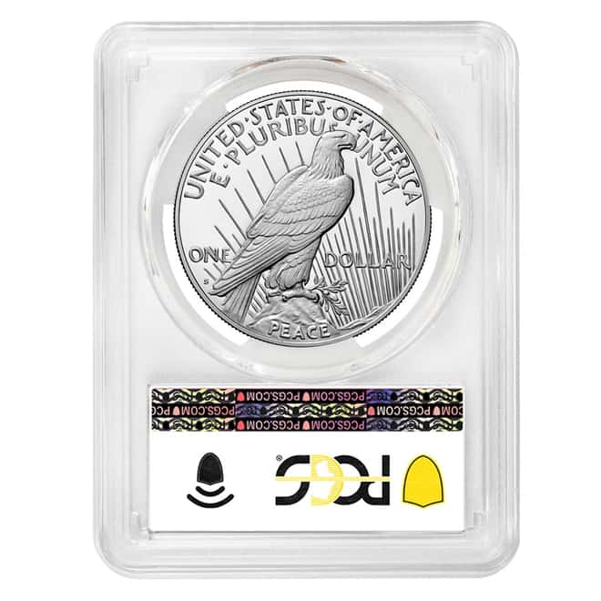 2023 Morgan / Peace Silver Dollar 2-Coin Set PCGS PF 70 FS (Morgan/Peace Label)